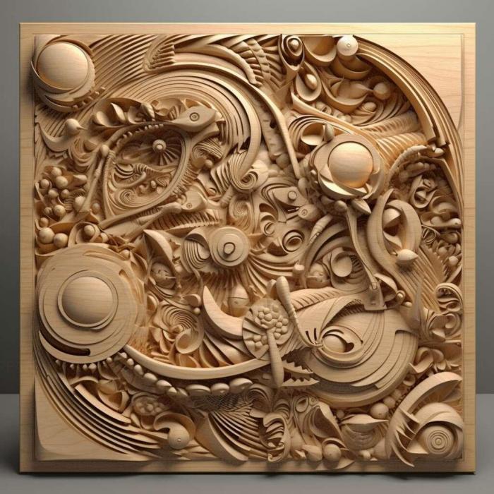 نموذج ثلاثي الأبعاد لآلة CNC 3D Art 